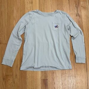 Vineyard Vines Light Gray Long Sleeve Shirt
